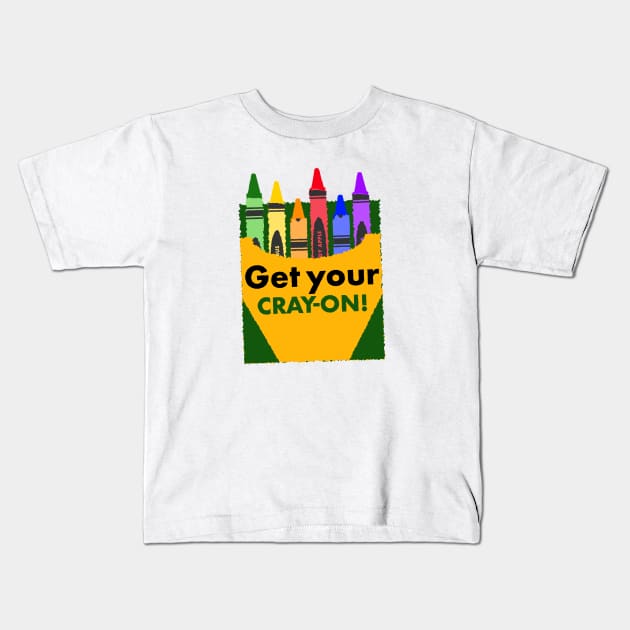 Get your Cray-On Funny Teacher First Day of School Shirt Kids T-Shirt by TBA Design